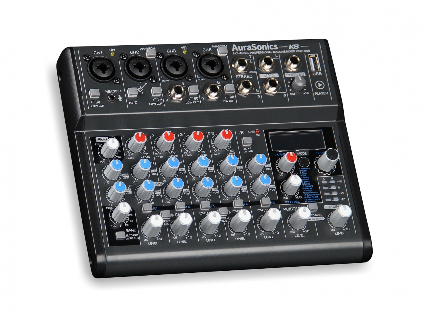 AuraSonics K8 компактный микшерный пульт в Североморске
