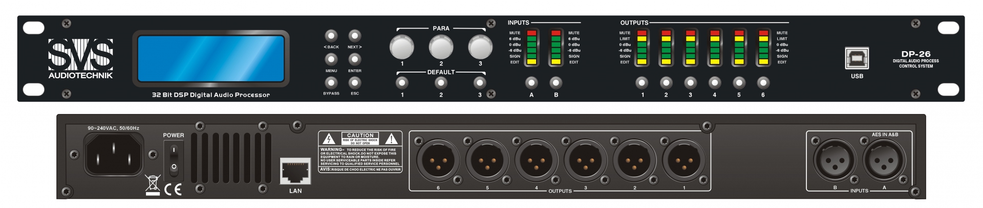 SVS Audiotechnik DP-26 Цифровой процессор: 2 входа 6 выходов в Североморске