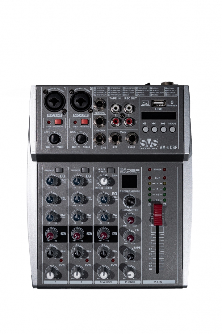 SVS Audiotechnik mixers AM-4 DSP Аналоговый микшерный пульт, 4-канала в Североморске