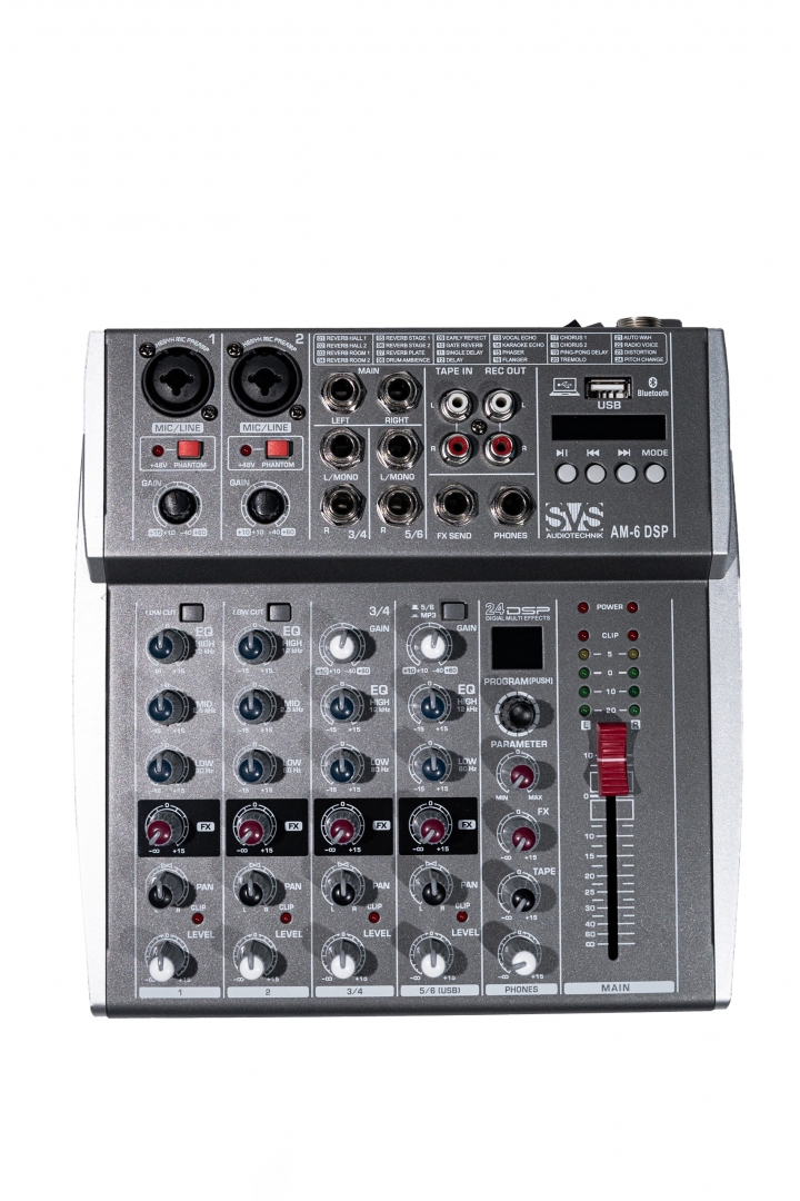 SVS Audiotechnik mixers AM-6 DSP Микшерный пульт аналоговый, 6-канальный SVS Audiotechnik mixers в Североморске