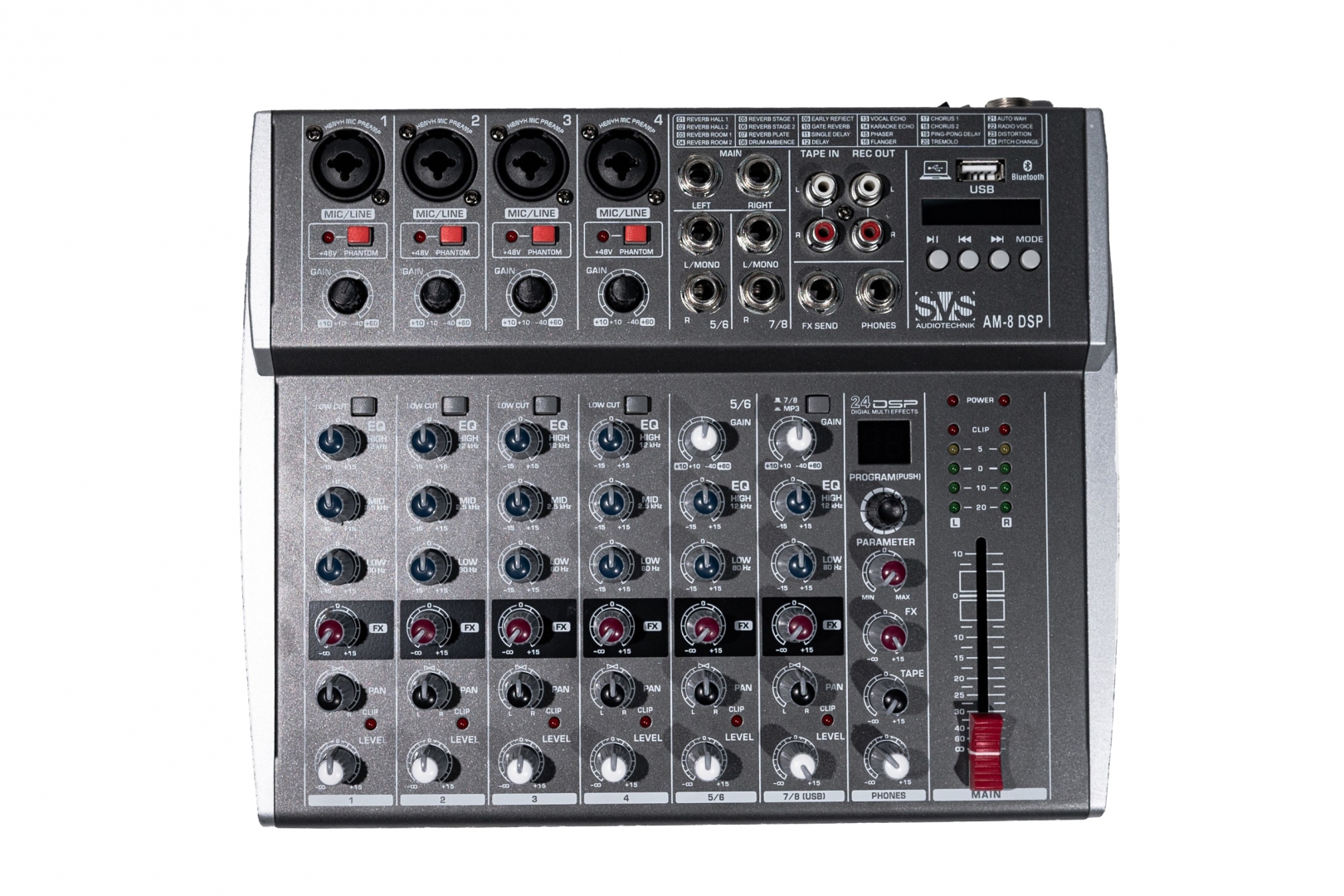 SVS Audiotechnik mixers AM-8 DSP Микшерный пульт аналоговый, 8-канальный в Североморске